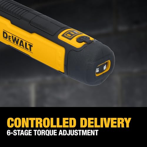 Cordless Screwdriver with Flexible Drive Control and Screwdriving Bits