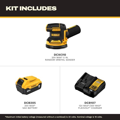 20V Cordless Random Orbital Sander Kit
