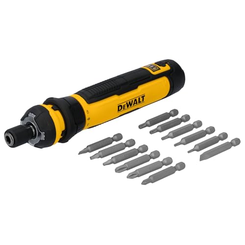 Cordless Screwdriver with Flexible Drive Control and Screwdriving Bits