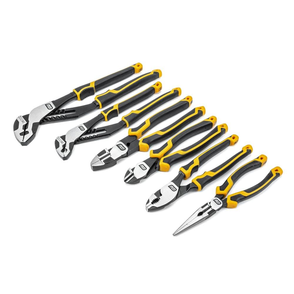4 Piece Auto Bite Tongue and Groove Pliers Set with K9 Jaws
