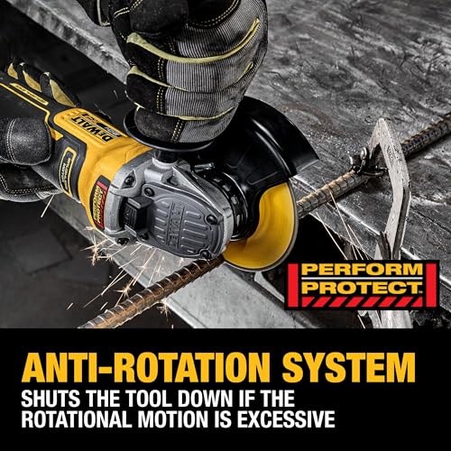 20V Brushless Cordless Angle Grinder with Variable Speed and Paddle Switch