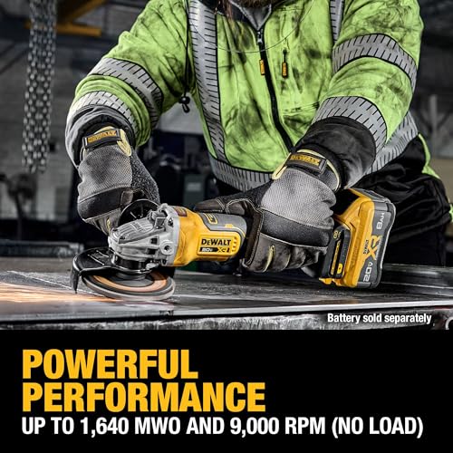 20V Brushless Cordless Angle Grinder with Variable Speed and Paddle Switch