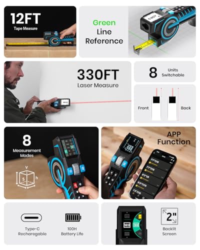 High Precision Digital Laser Tape Measure