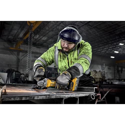 20V Brushless Cordless Angle Grinder with Variable Speed and Paddle Switch
