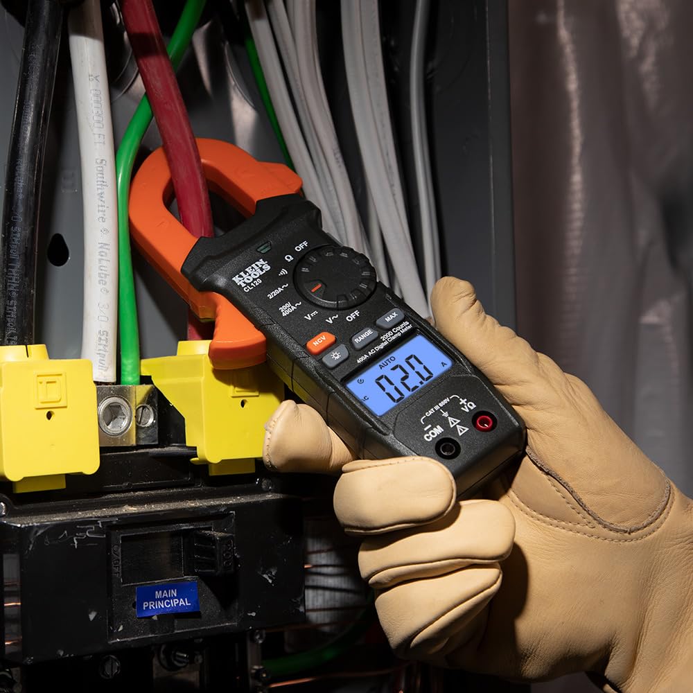 400 Amp AC Auto Ranging Clamp Meter Electrical Test Kit