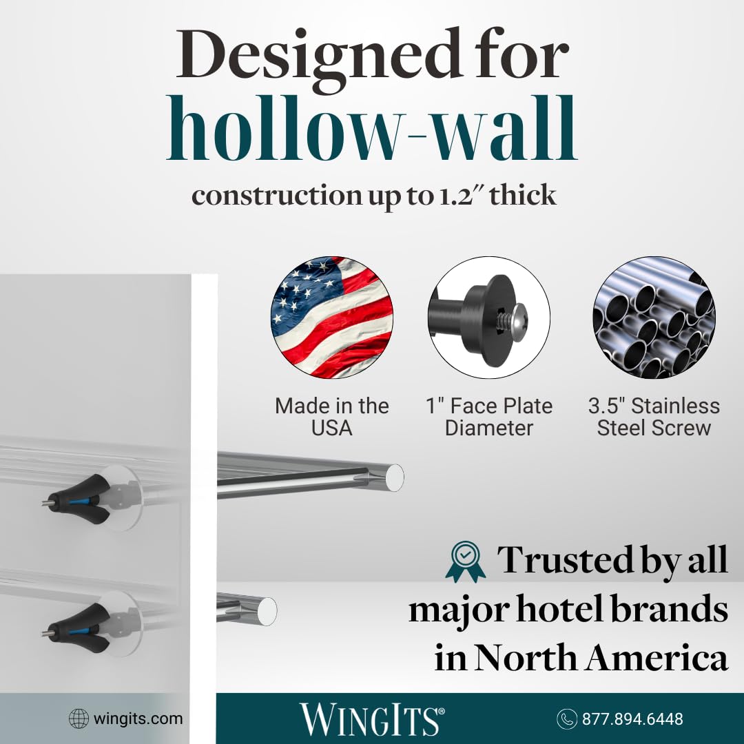 24 Pack Heavy Duty Drywall Anchors with Stainless Steel Screws