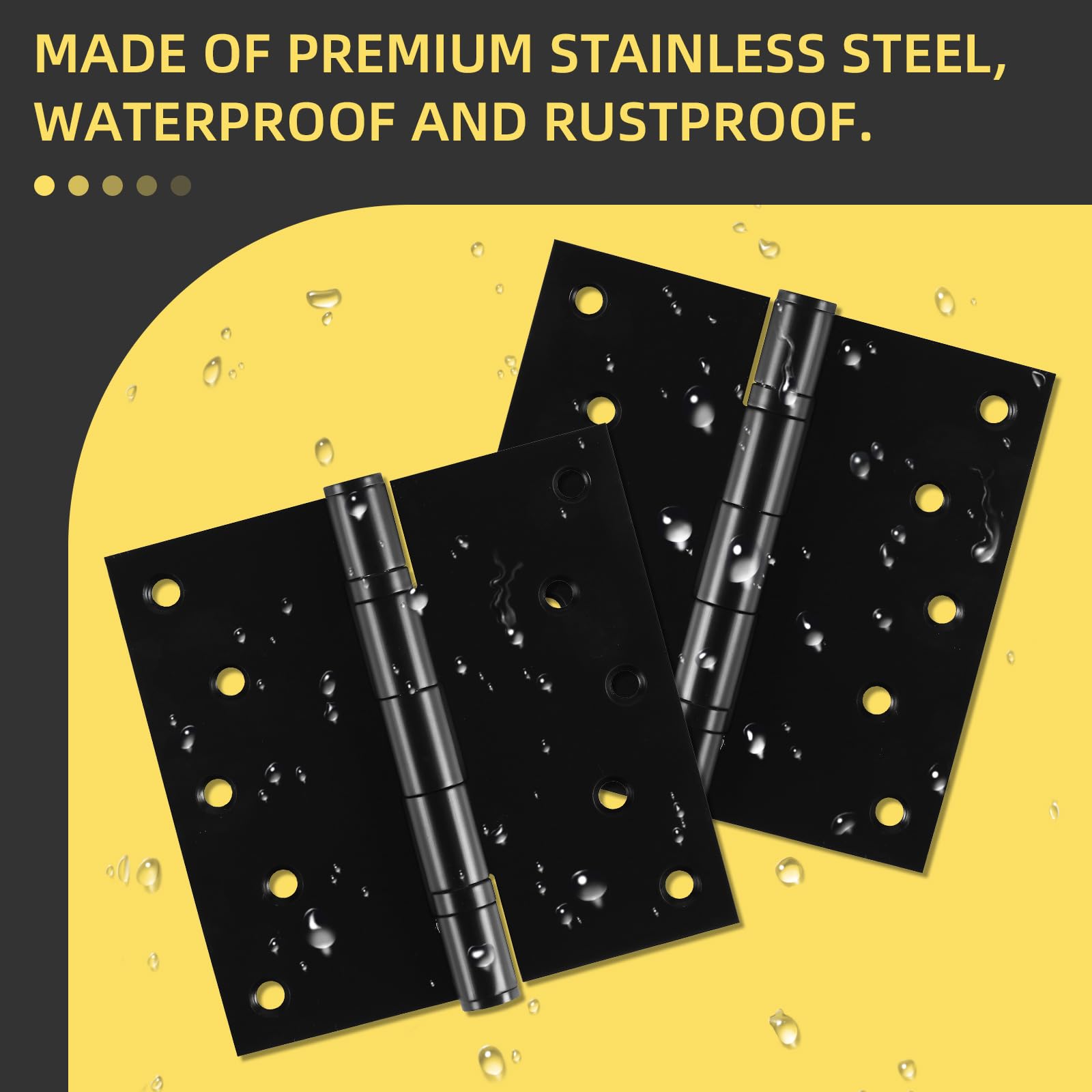 5 Inch Heavy Duty Stainless Steel Ball Bearing Door Hinges