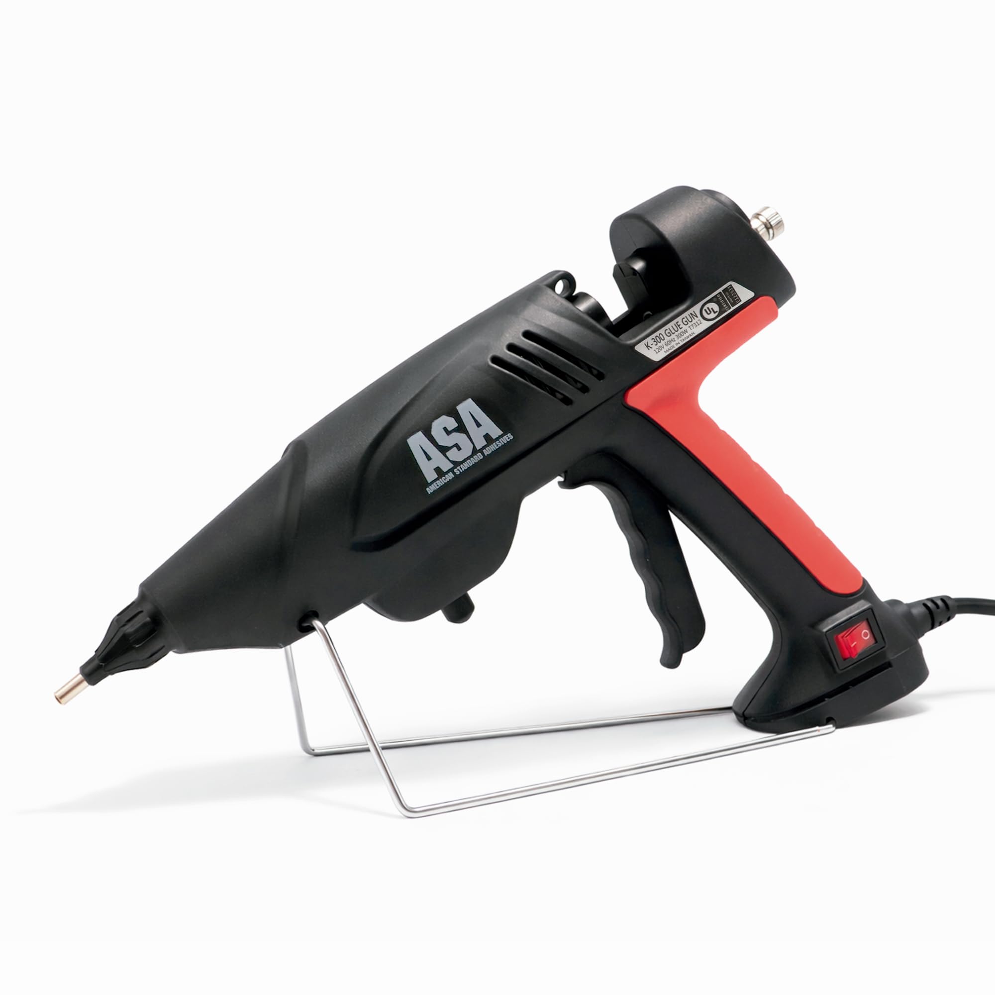Heavy Duty Hot Glue Gun with Adjustable Temperature and Nozzles