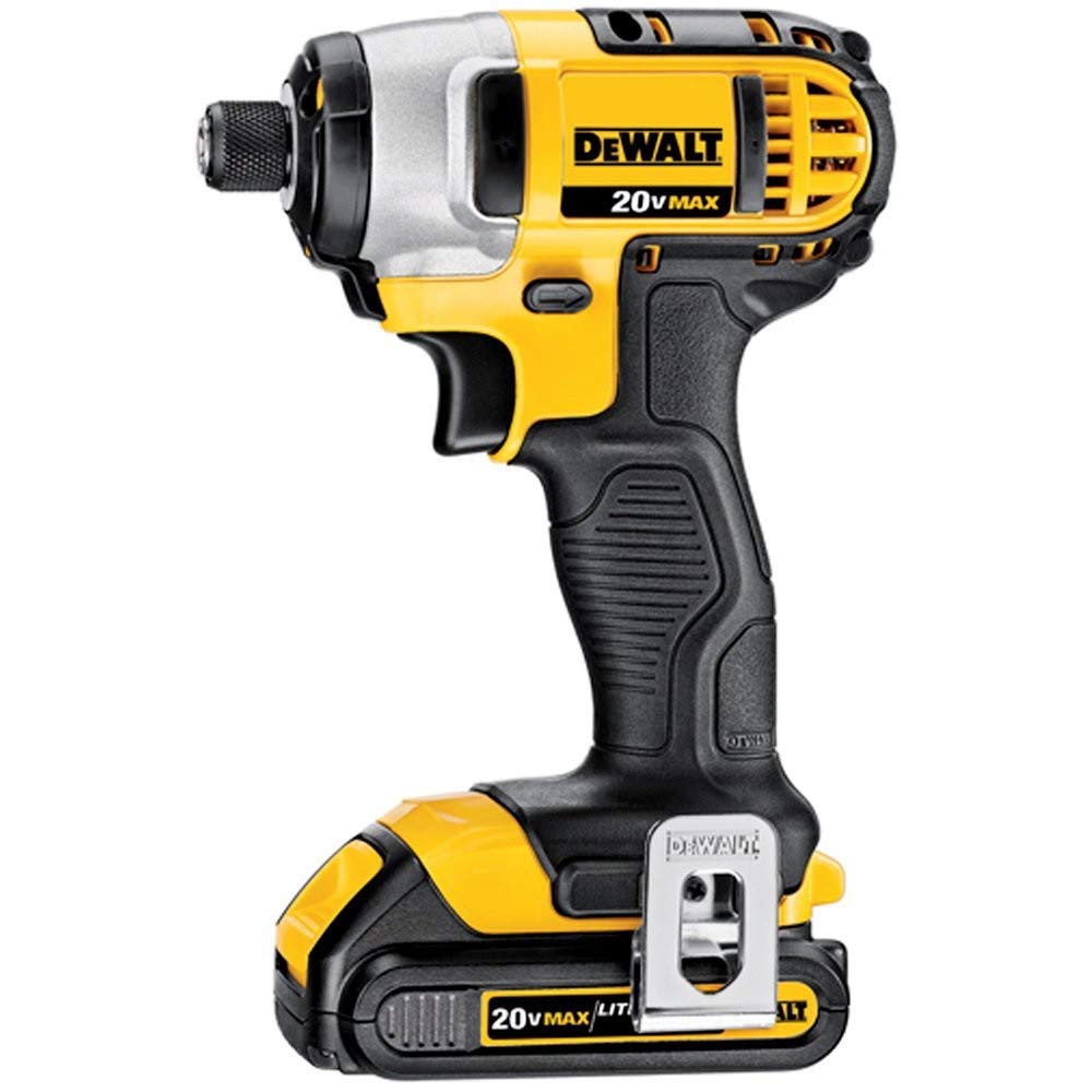 Cordless Drill Impact Driver and LED Work Light 3 Tool Combo Kit
