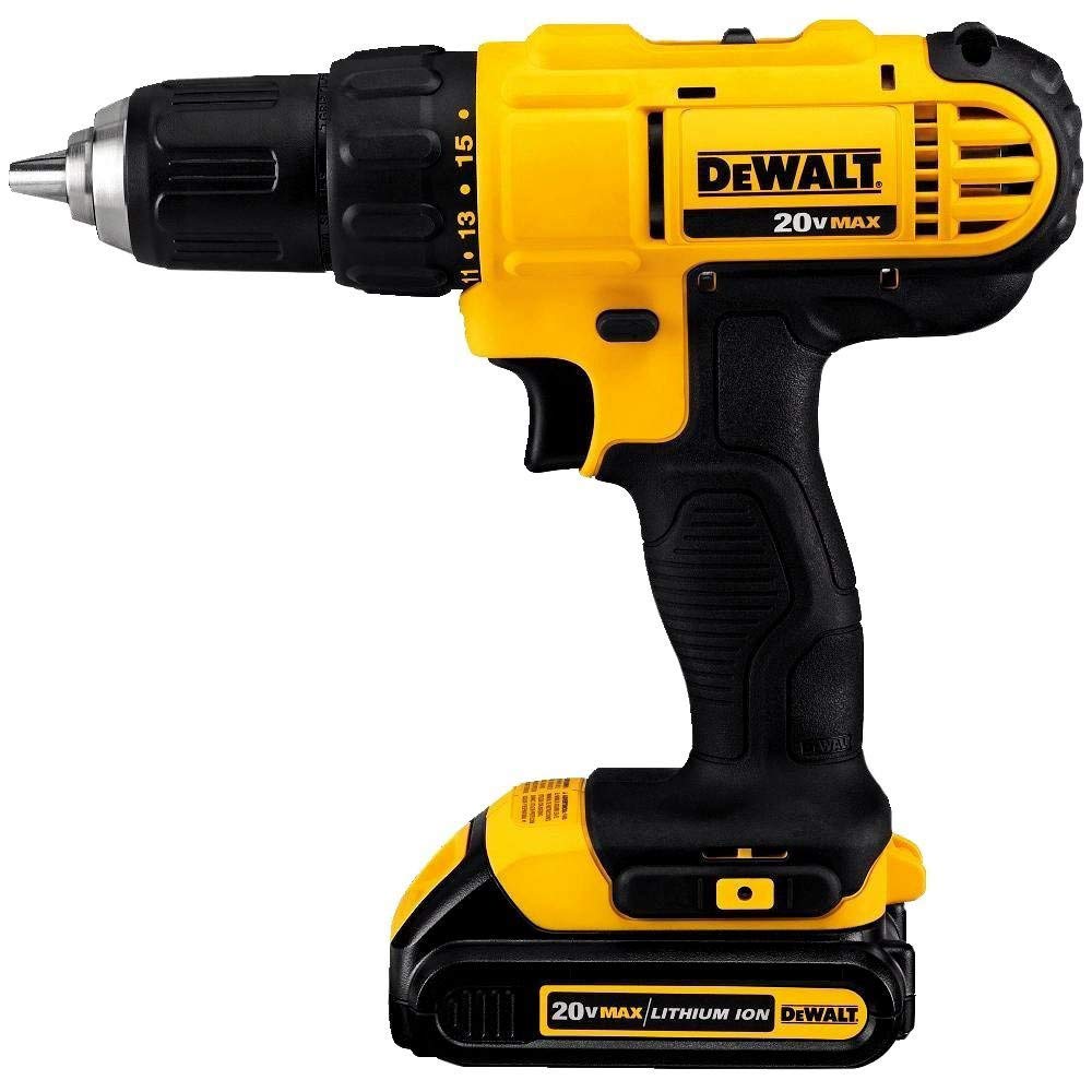Cordless Drill Impact Driver and LED Work Light 3 Tool Combo Kit