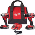 Compact Brushless Drill Driver and Impact Driver Combo Kit