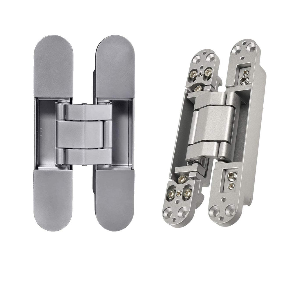 6 Inch 7 Inch Concealed Door Hinges Zinc Alloy 180 Degree Adjustable