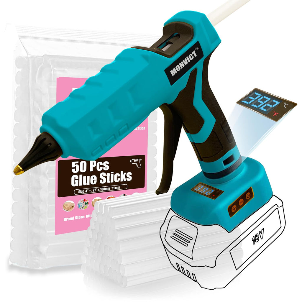 100W Cordless Hot Glue Gun