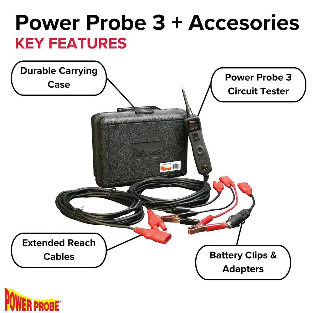 Automotive Circuit Tester Kit with Case and Accessories