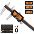 Rechargeable Digital Caliper Measuring Tool with Large Orange Display