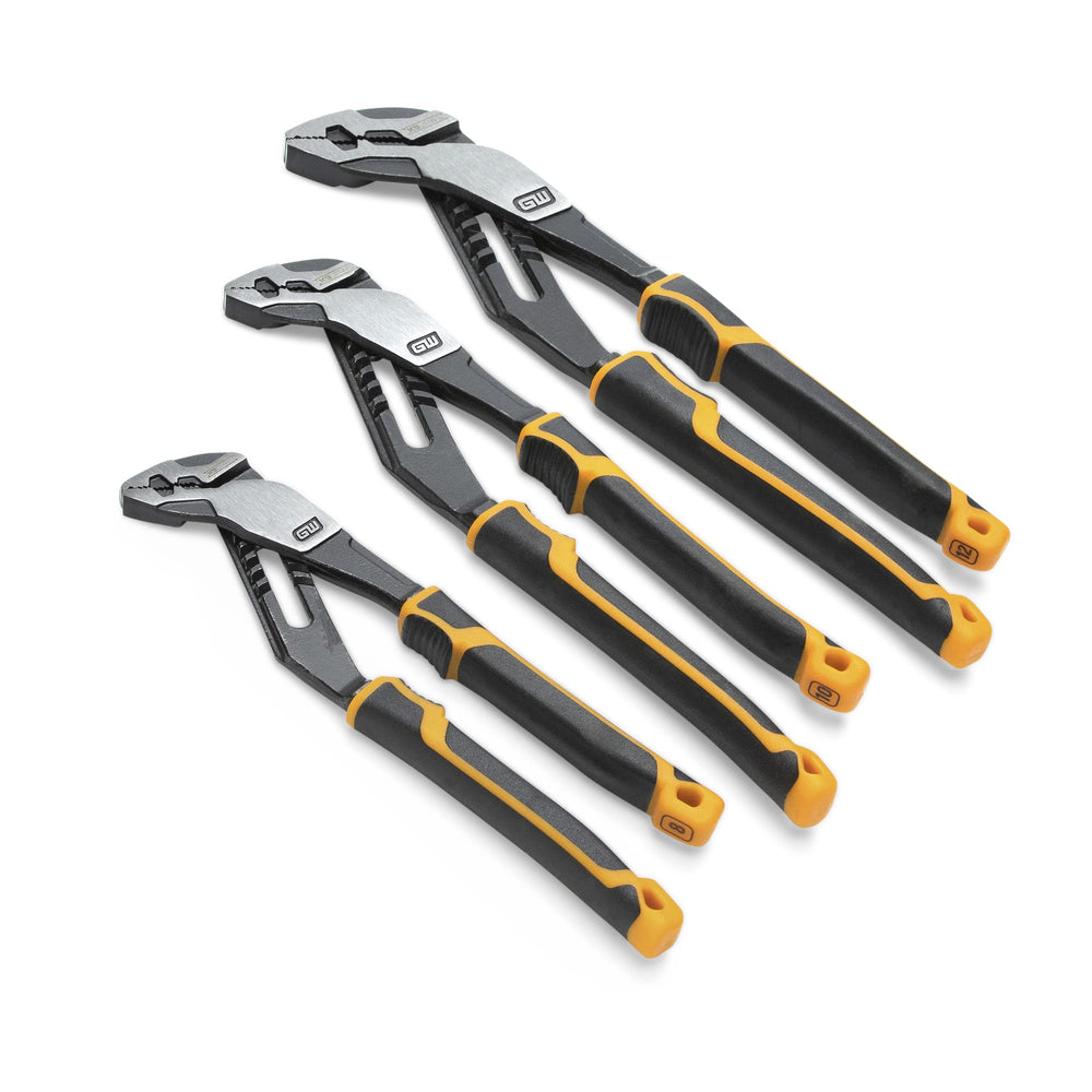 4 Piece Auto Bite Tongue and Groove Pliers Set with K9 Jaws