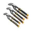 4 Piece Auto Bite Tongue and Groove Pliers Set with K9 Jaws