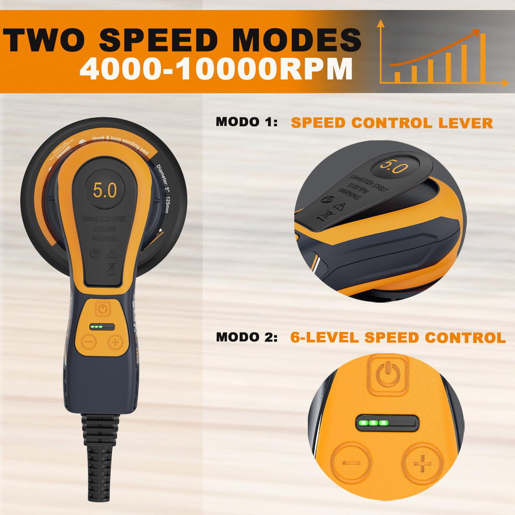 5mm Electric Random Orbital Sander