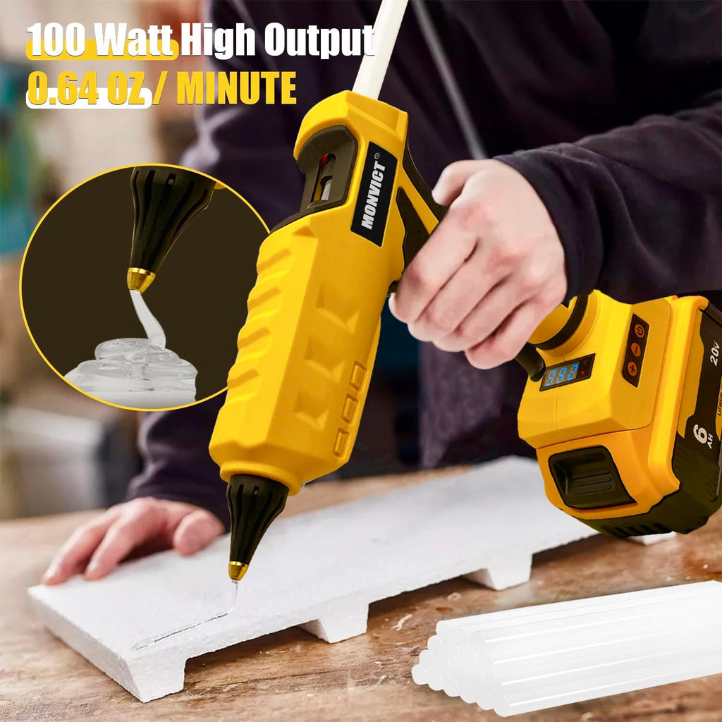 100W Cordless Hot Glue Gun