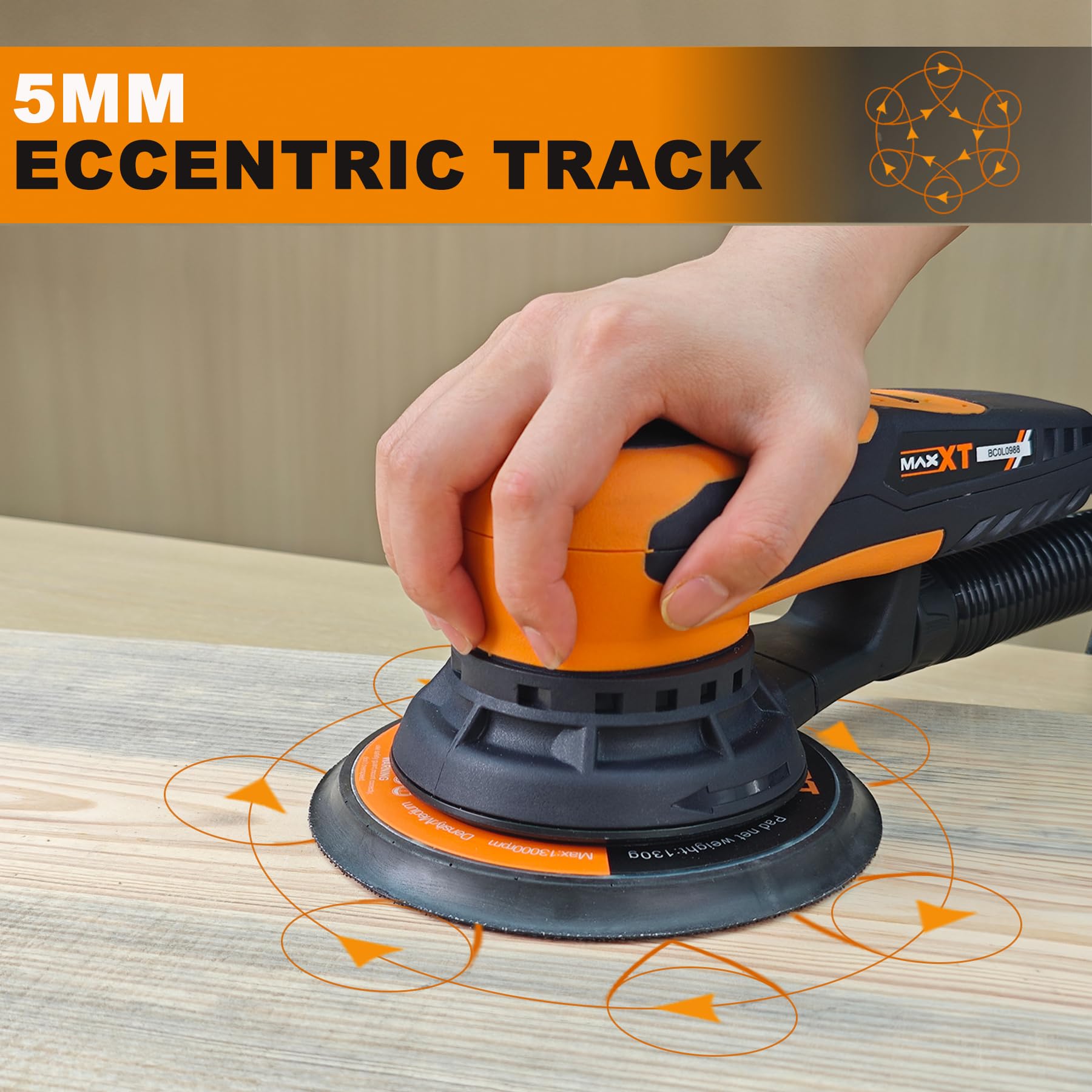 5mm Electric Random Orbital Sander