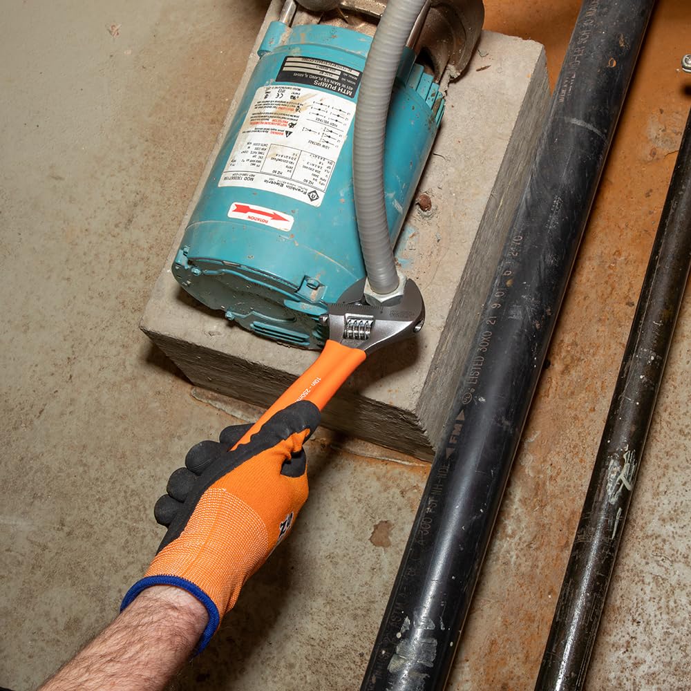 Extra Capacity Adjustable Wrench in Forged Heat Treated Alloy Steel