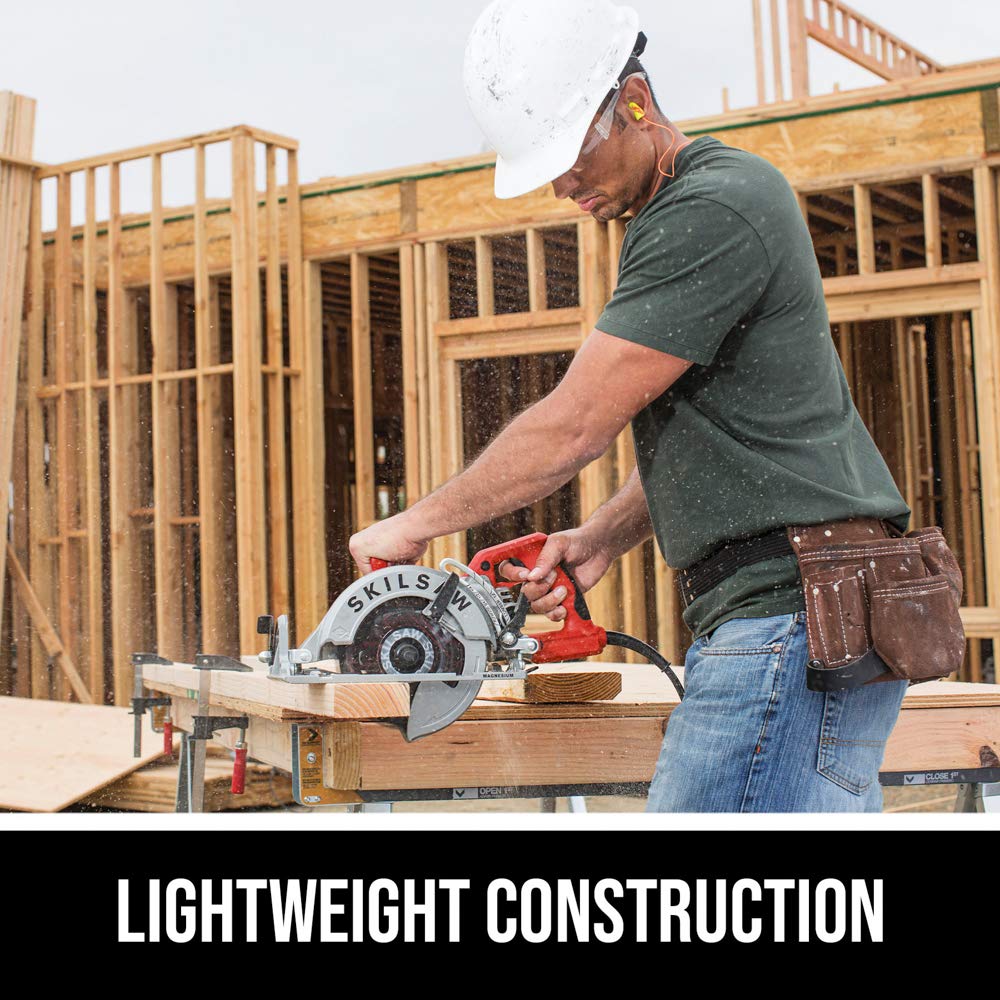 15 Amp 7 Inch Lightweight Worm Drive Circular Saw