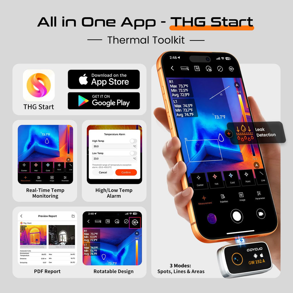 Thermal Imaging Camera for Android and iPhone 15 16 17