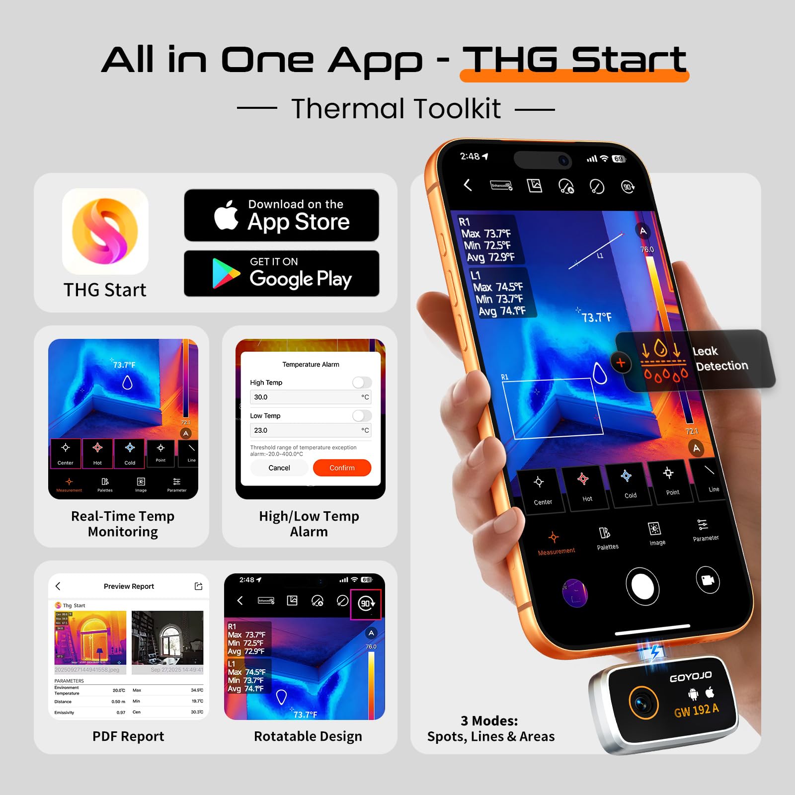 Thermal Imaging Camera for Android and iPhone 15 16 17