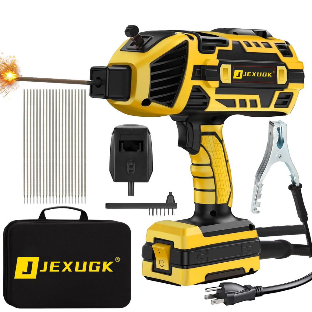 Portable 120 Amp ARC Welder with IGBT Inverter and Welding Rods