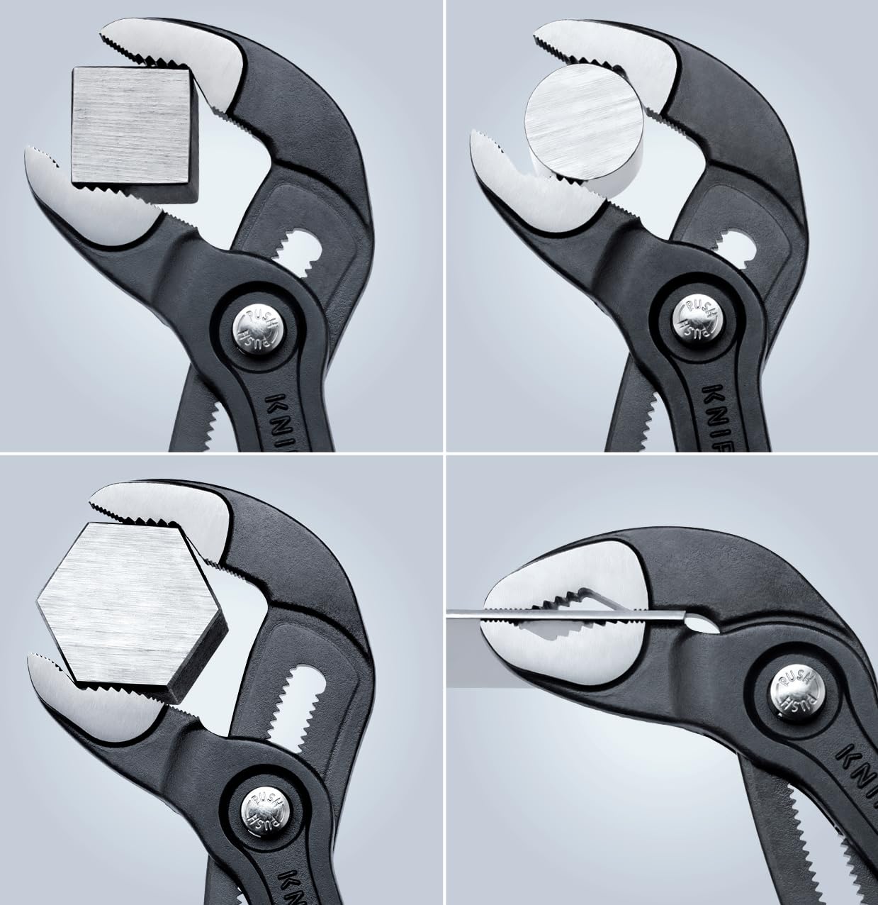 3 Piece Water Pump Pliers Set in 7 10 and 12 Inch Sizes