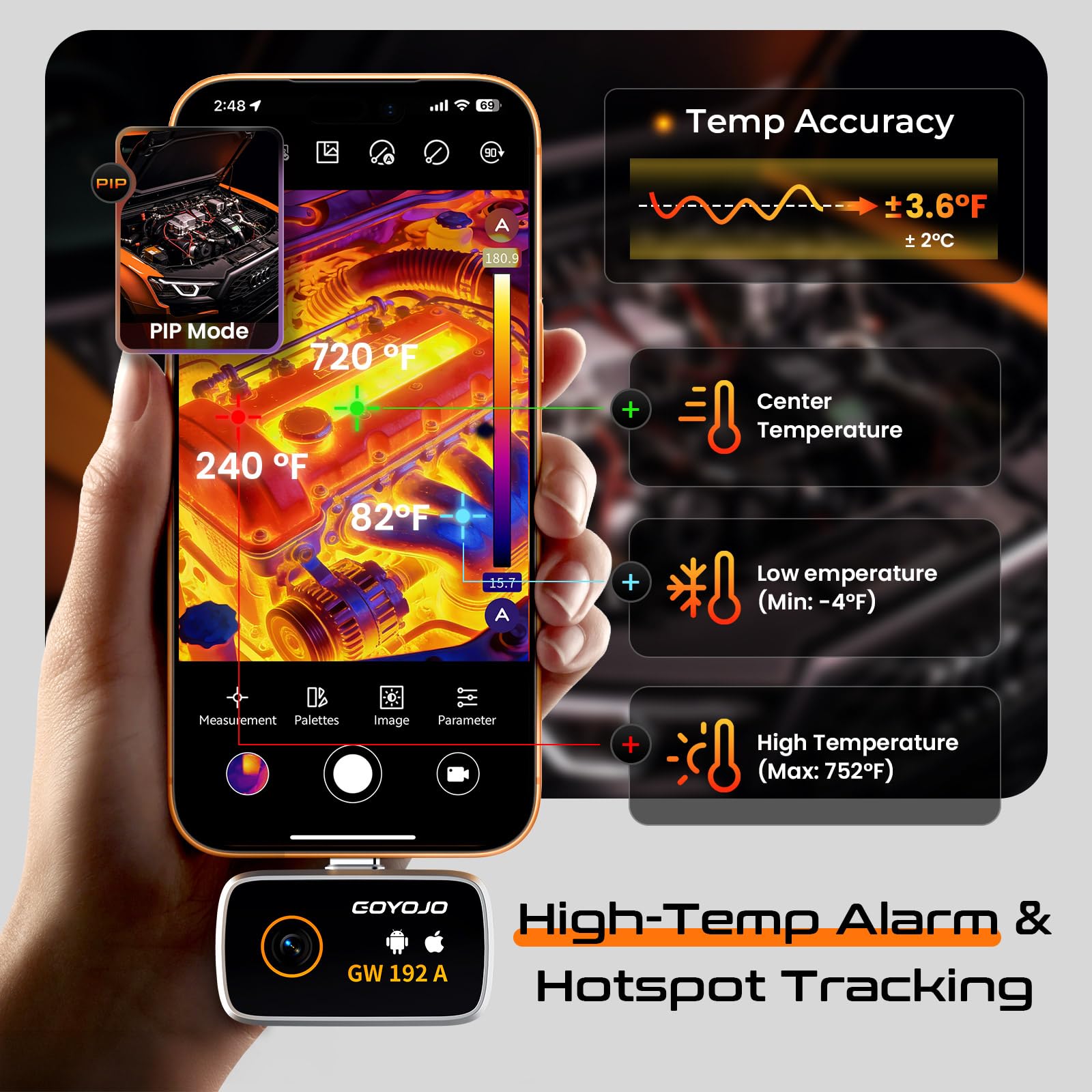 Thermal Imaging Camera for Android and iPhone 15 16 17