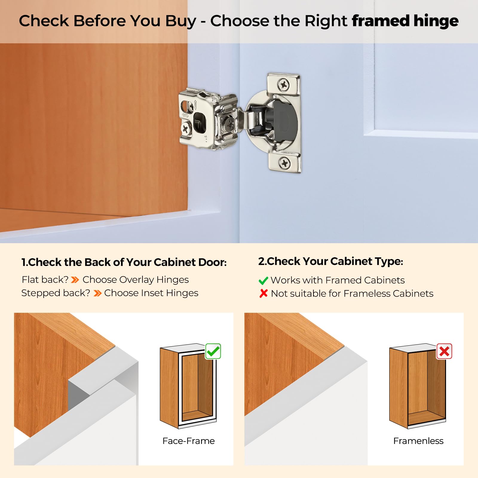 Soft Close Kitchen Cabinet Hinges