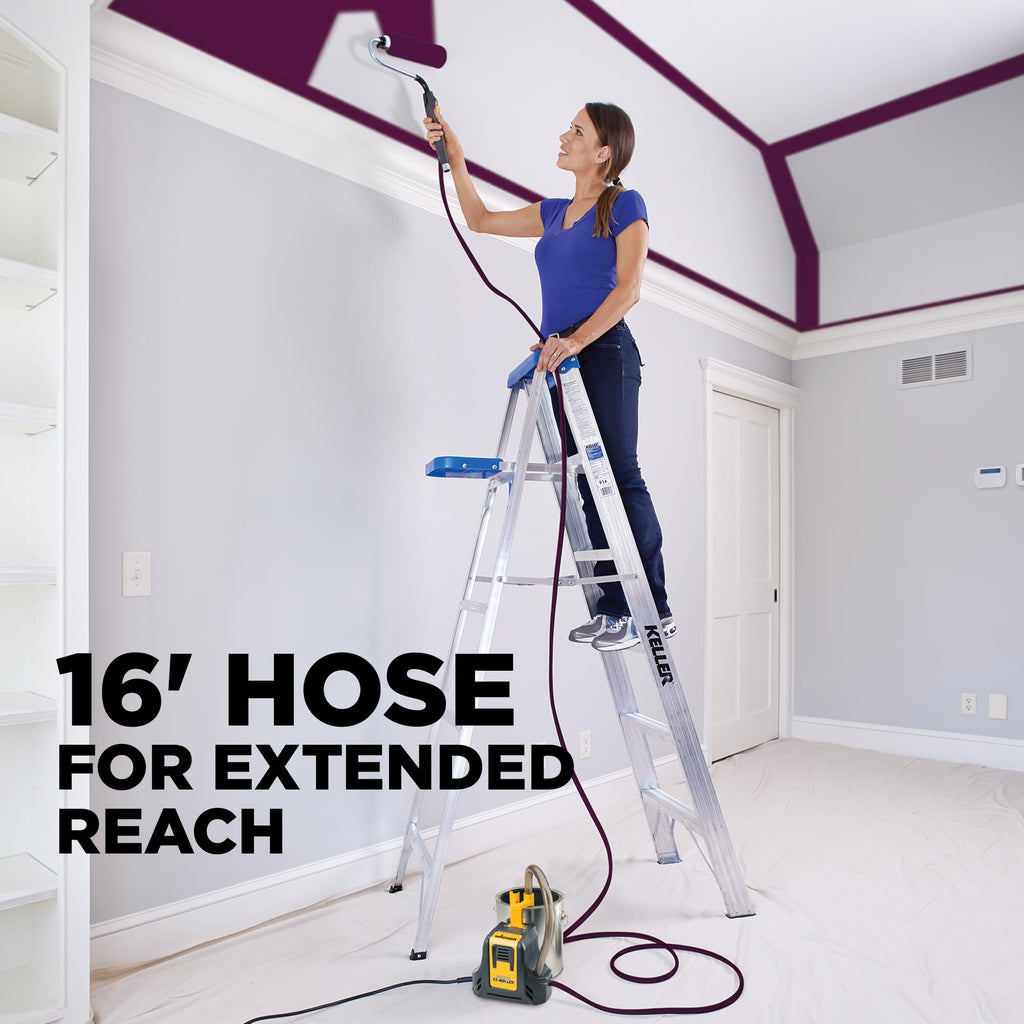 Direct Feed Electric Paint Roller for Multi Room Painting