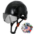 ANSI Z89 1 Construction Hard Hat with Visor and Chin Strap