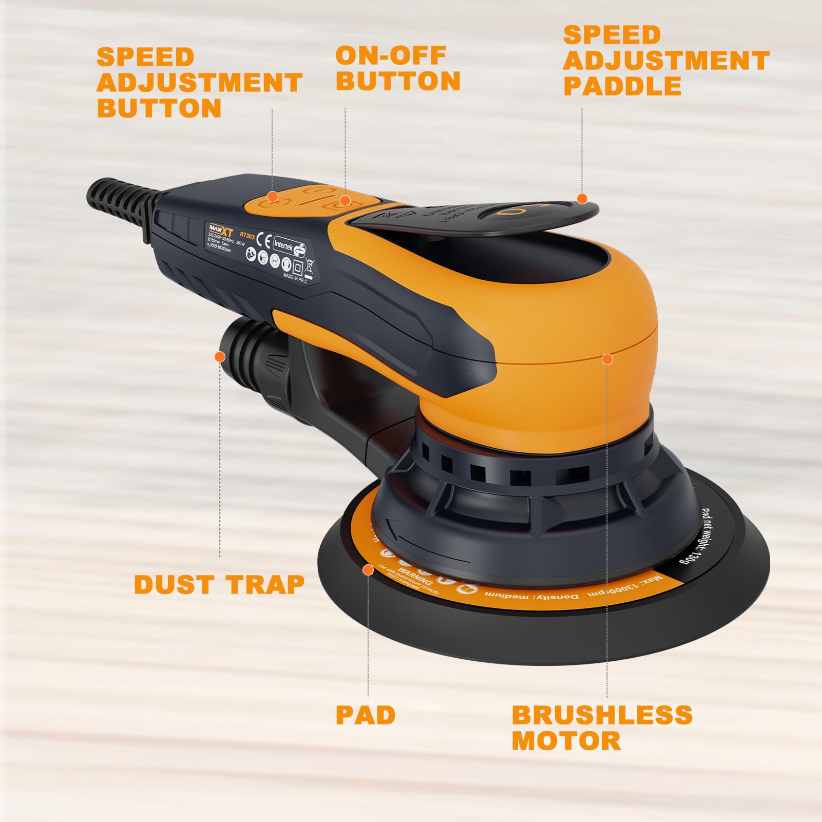 5mm Electric Random Orbital Sander