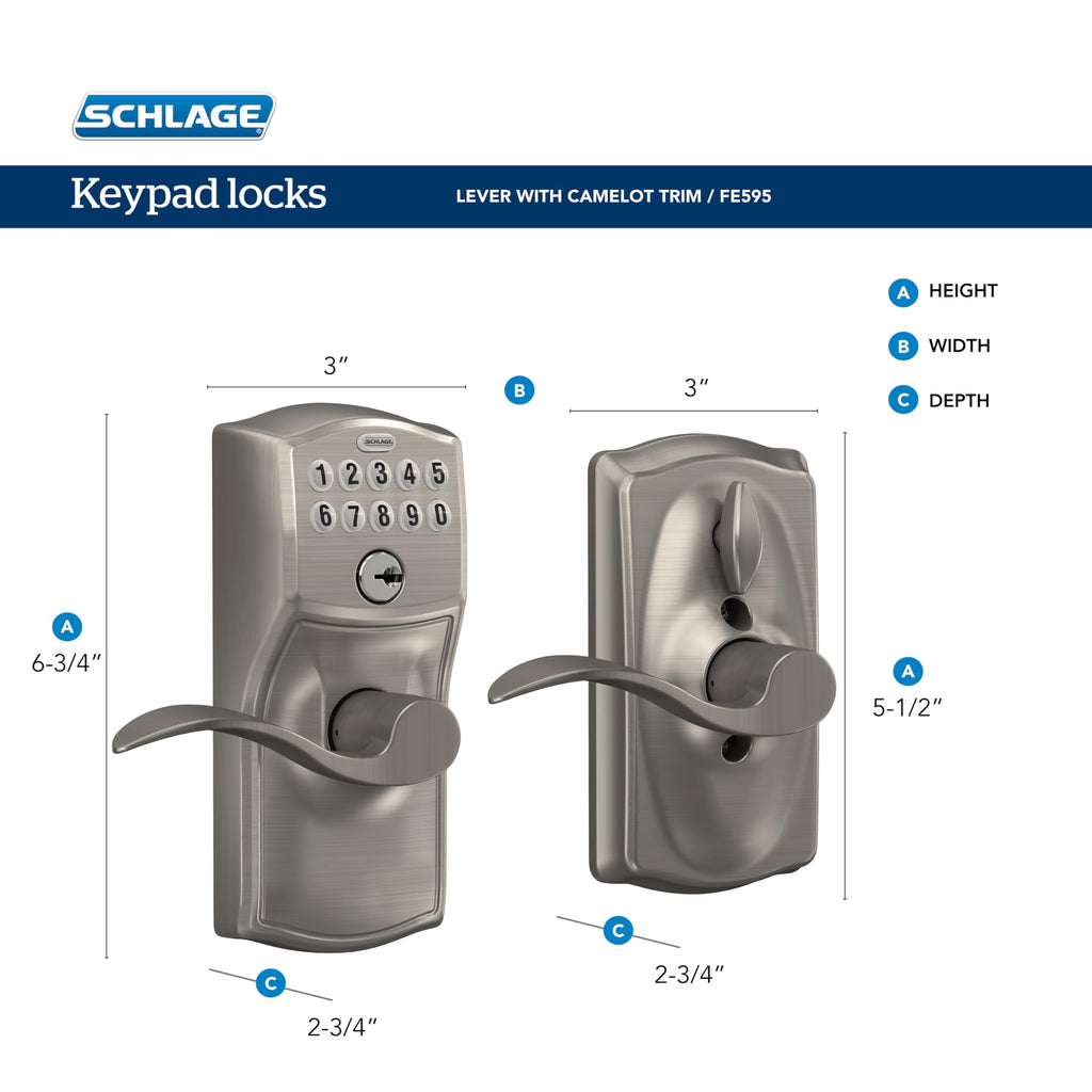 Keypad Door Lever Lock