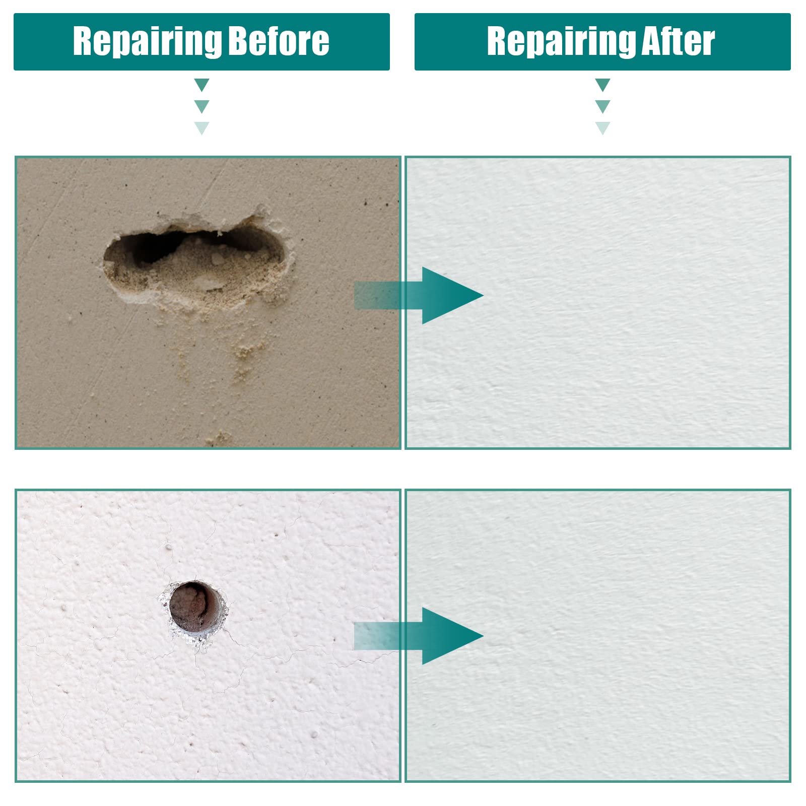 Self Adhesive Fiberglass Drywall and Ceiling Repair Patch Kit