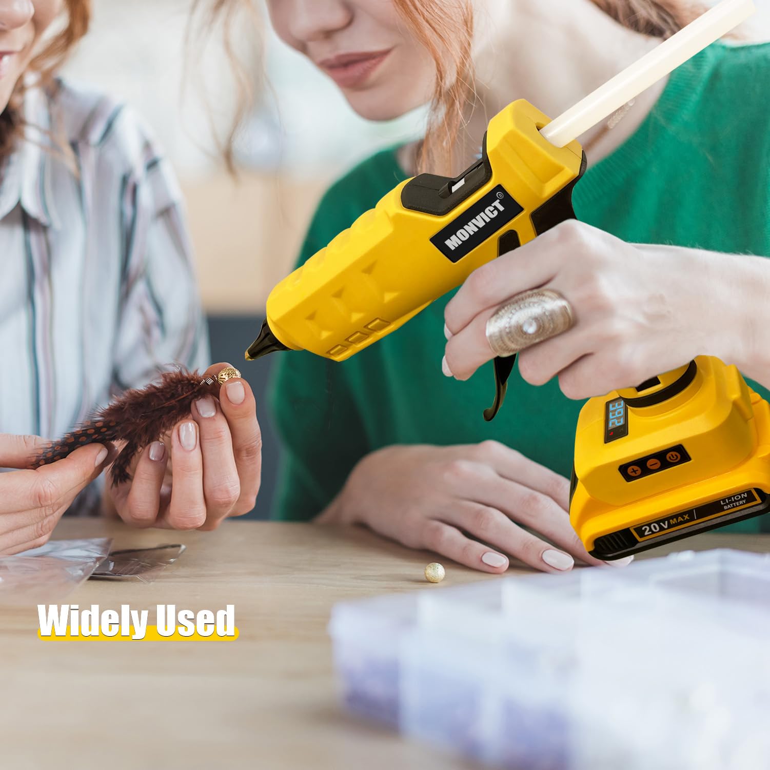 100W Cordless Hot Glue Gun