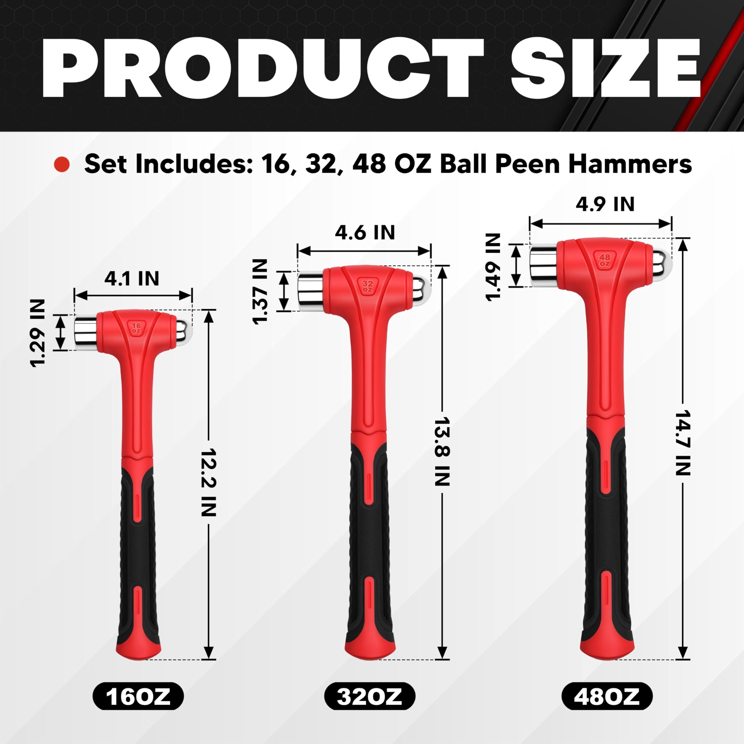 Ball Peen Hammer Set