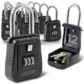 12 Pack Outdoor Combination Key Lock Boxes Holds 5 Keys