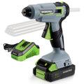 20V Cordless Hot Melt Glue Gun Kit with 12 Full Size Glue Sticks