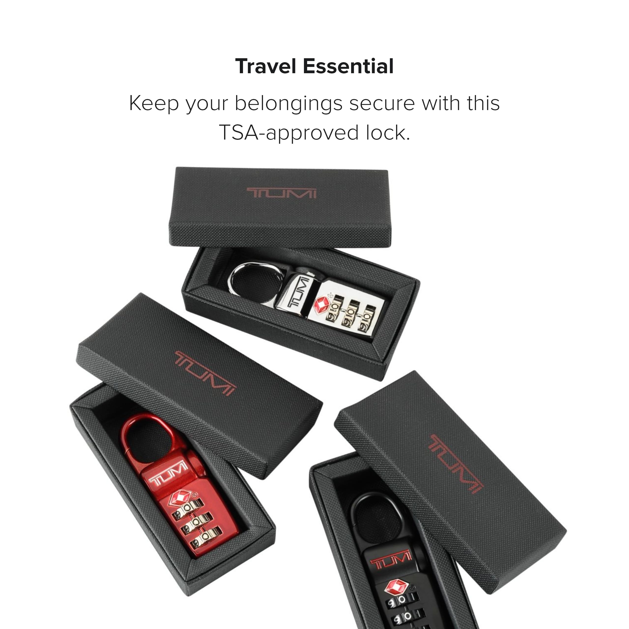 TSA Approved Combination Luggage Locks Set of 3