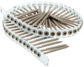 Number 8 by 2 and a Half Inch Exterior Wood Collated Screws 800 Pack
