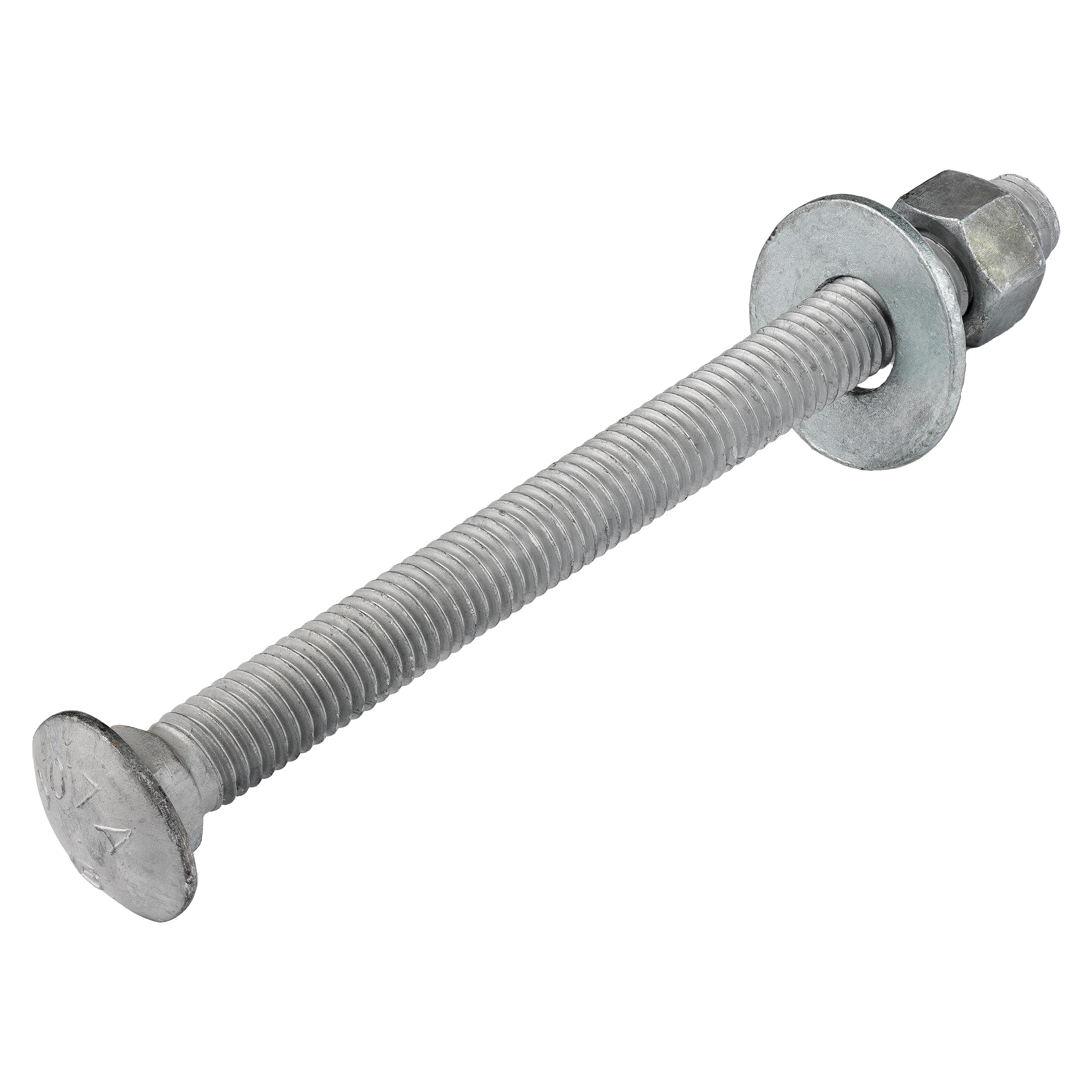 25 Pack Half Inch Galvanized Carriage Bolt Kit