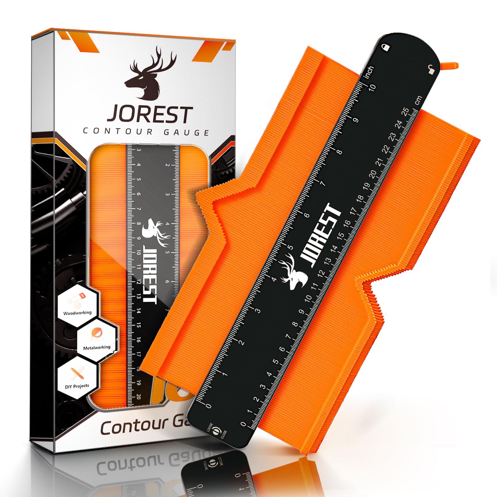 Locking Contour Gauge for Precise Shape Duplication