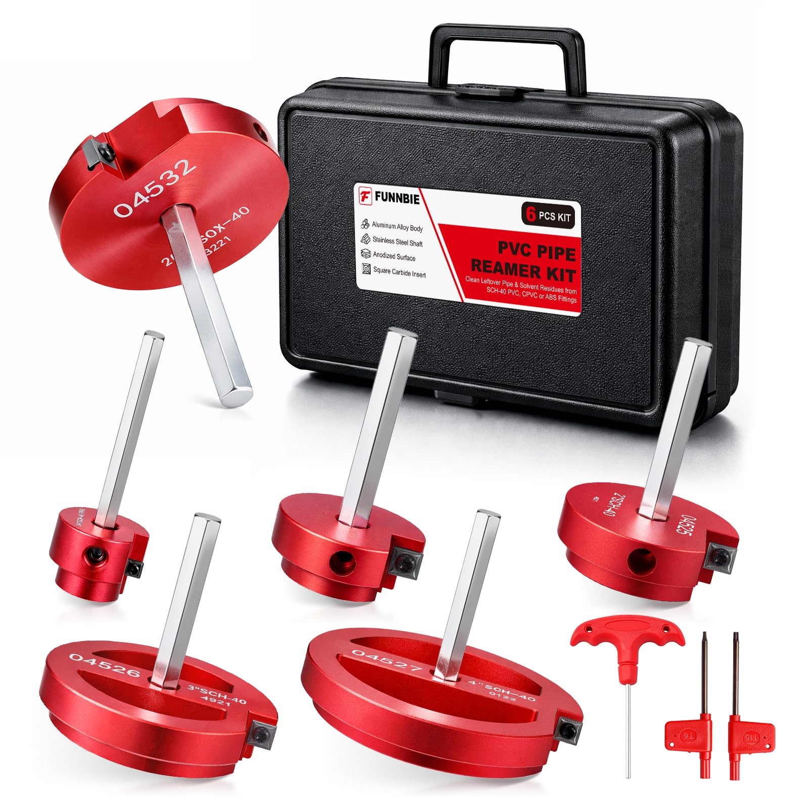 PVC Pipe Reamer Kit and Fitting Saver Tool