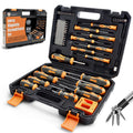 59 Piece Magnetic Screwdriver and Precision Bit Set with Storage Case
