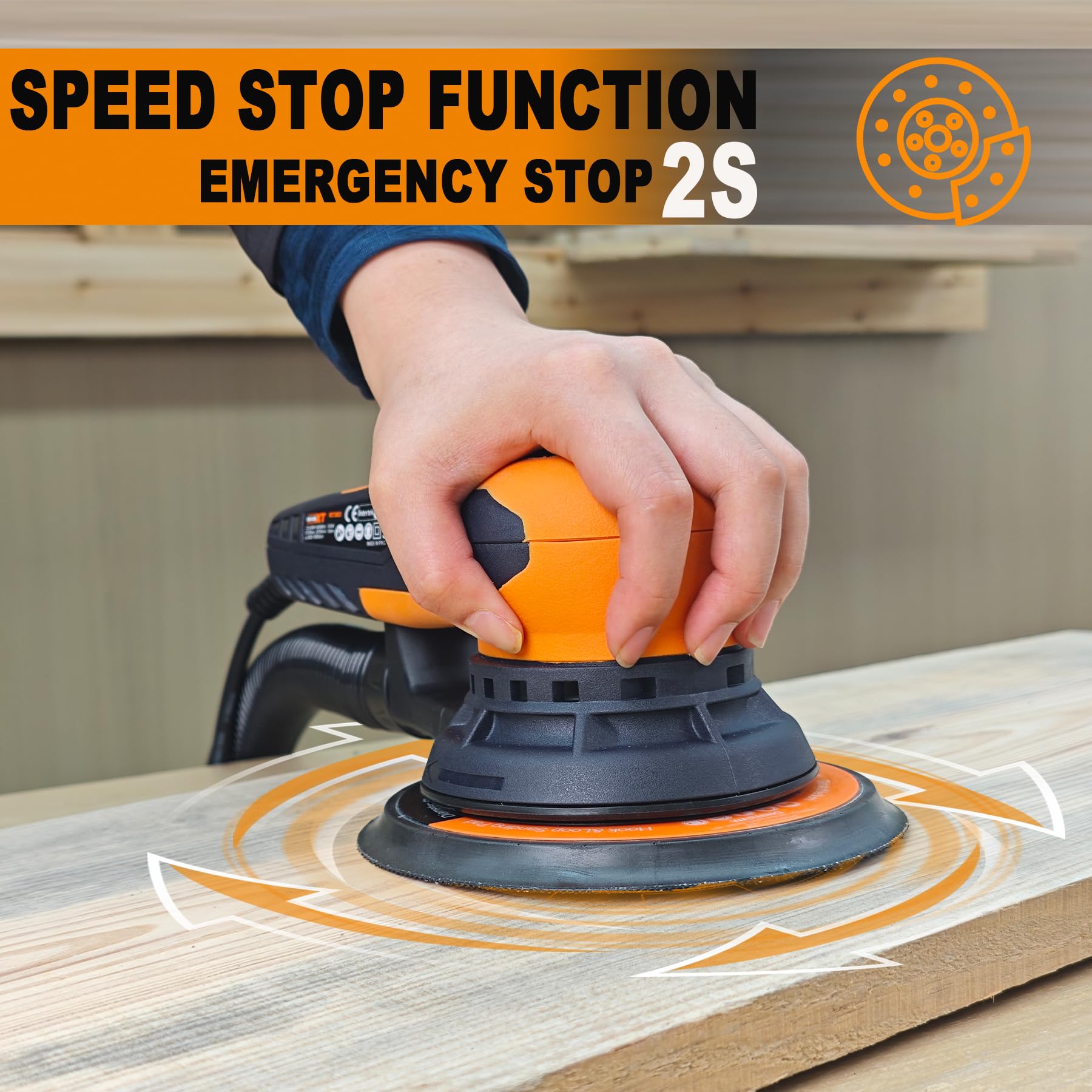 5mm Electric Random Orbital Sander