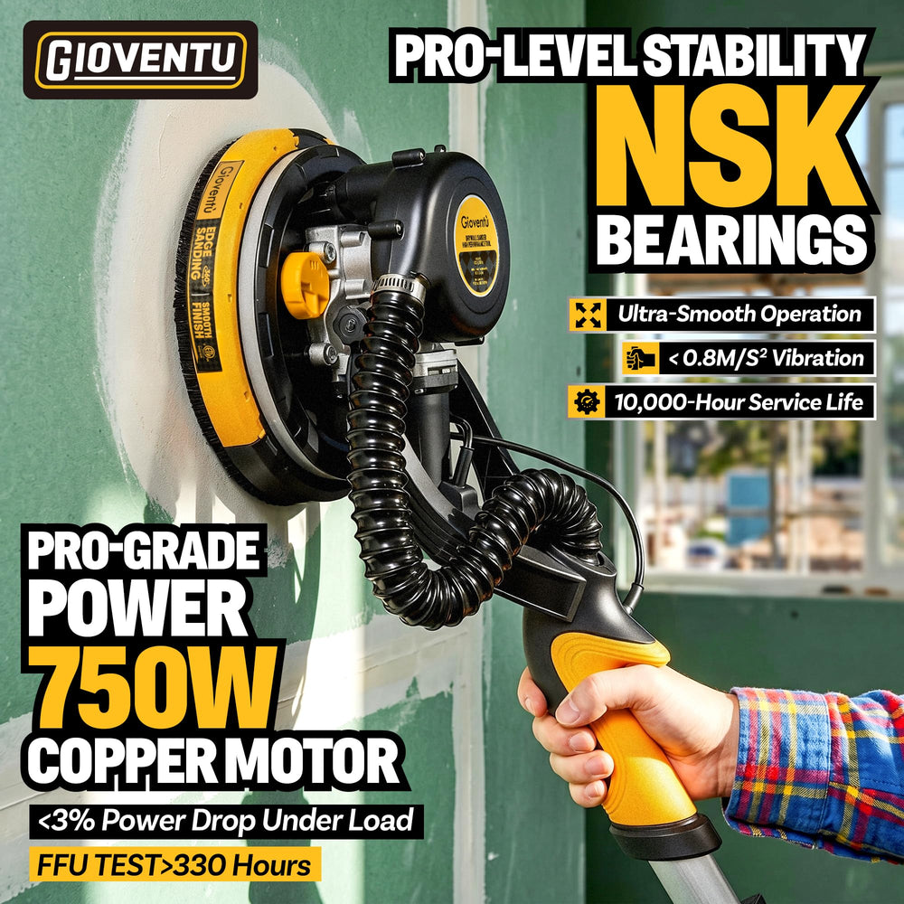 Drywall Sander with Vacuum Dust Collection