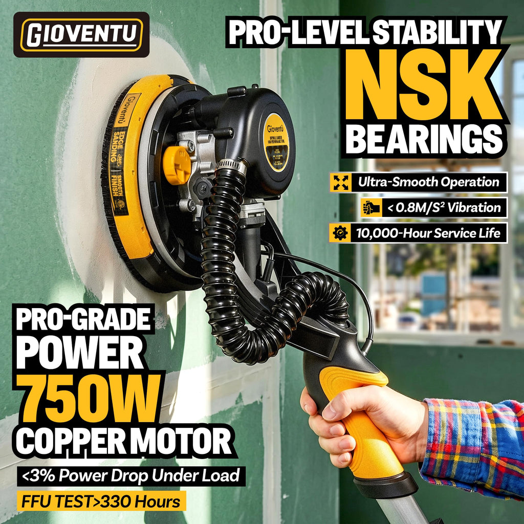 Drywall Sander with Vacuum Dust Collection